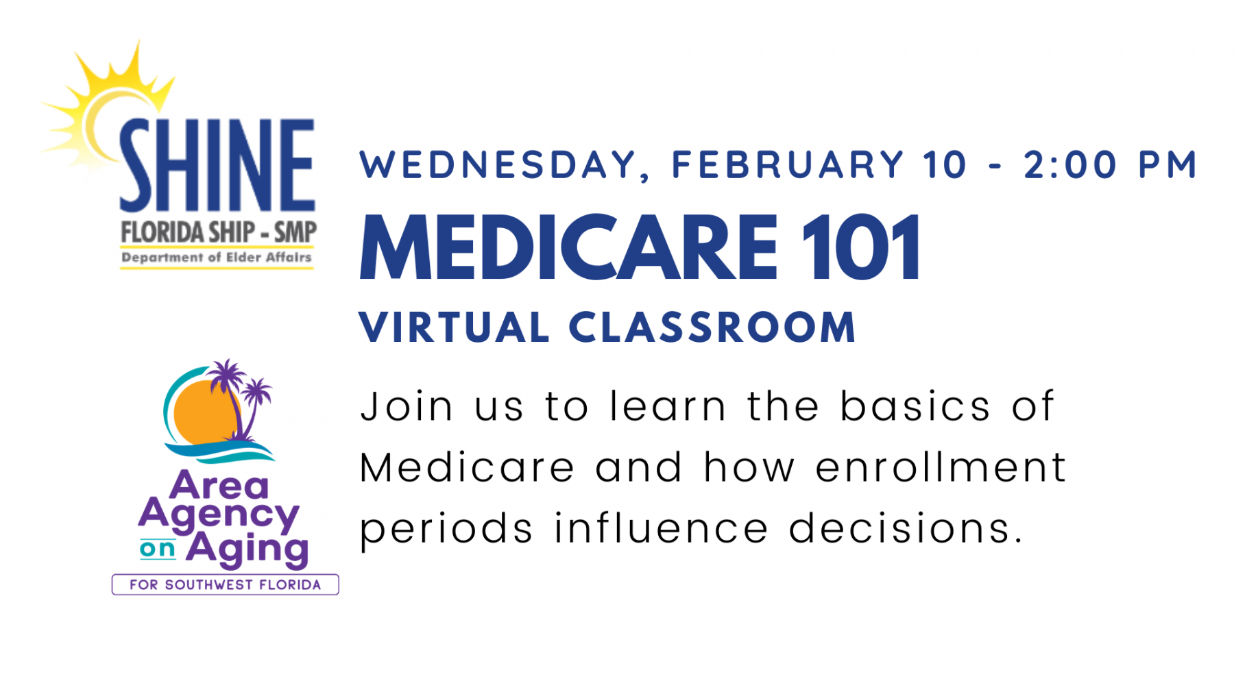 Medicare 101 (SHINE Webinar) – Area Agency On Aging For SWFL