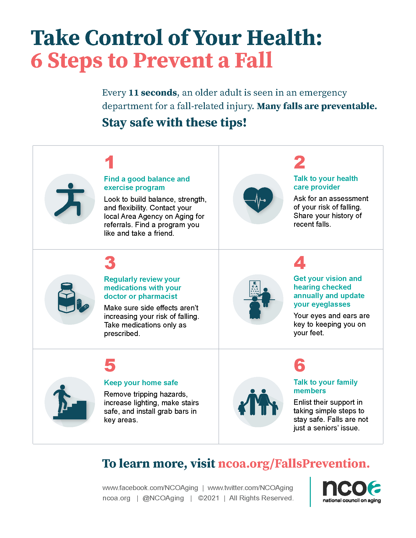 Take Control of Your Health: 6 Steps to Prevent a Fall – Area Agency on  Aging for SWFL